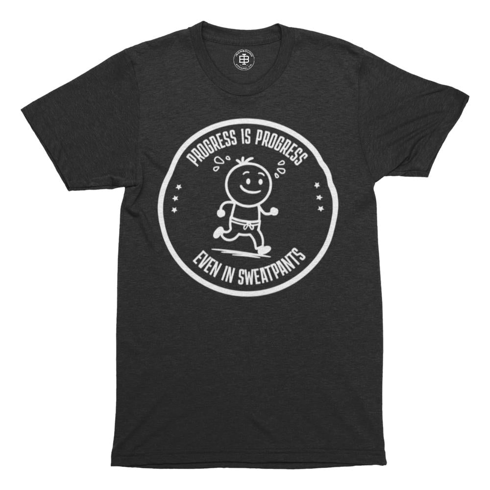 Progress Is Progress – T-Shirt-T-Shirt-Ironbound Apparel-Dark Grey Heather